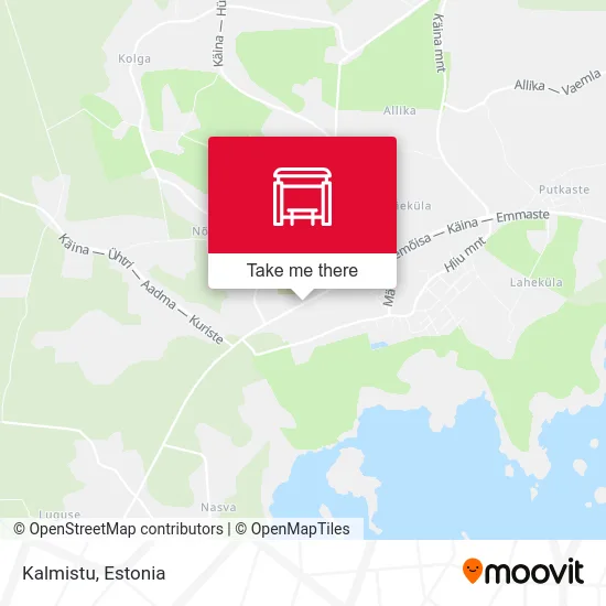 Карта Kalmistu
