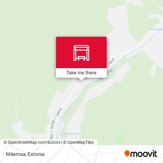 Карта Mäemaa
