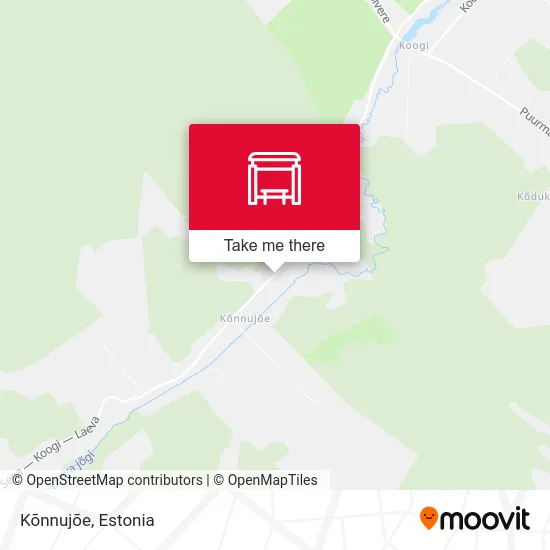 Карта Kõnnujõe