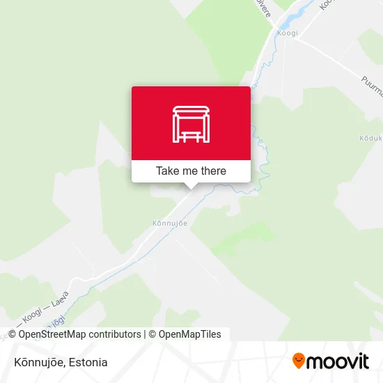 Карта Kõnnujõe