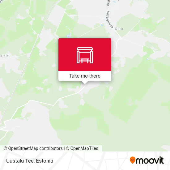 Карта Uustalu Tee