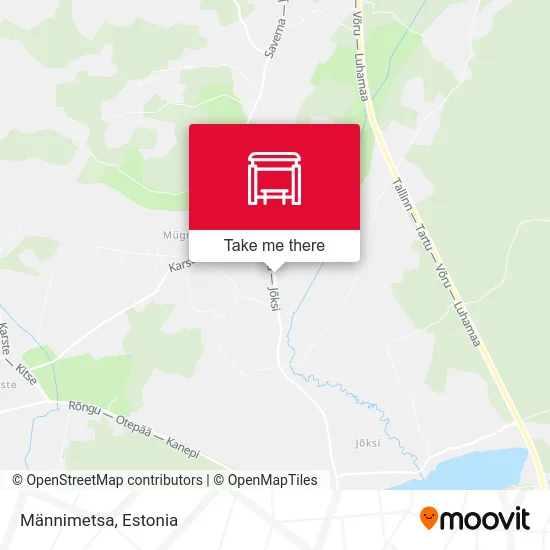 Карта Männimetsa