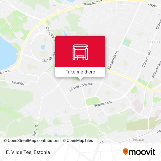 Карта E. Vilde Tee