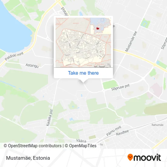 Карта Mustamäe