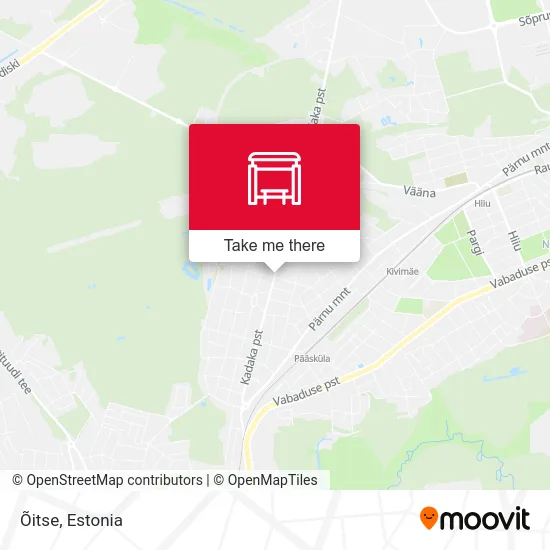 Карта Õitse