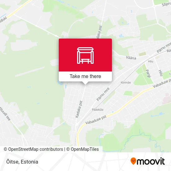 Карта Õitse