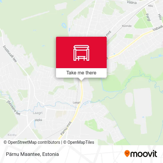 Карта Pärnu Maantee