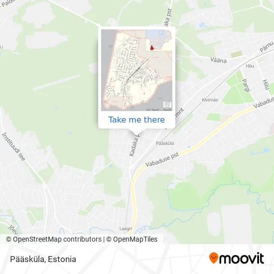 Карта Pääsküla