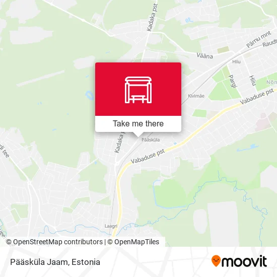 Карта Pääsküla Jaam