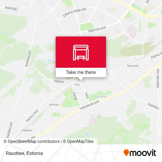 Карта Raudtee