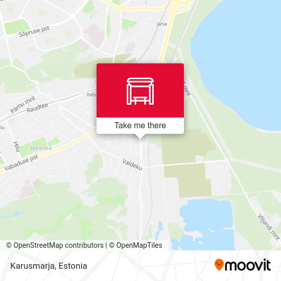 Карта Karusmarja