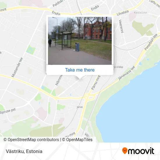 Карта Västriku