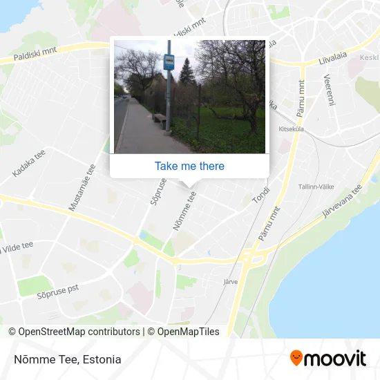 Карта Nõmme Tee