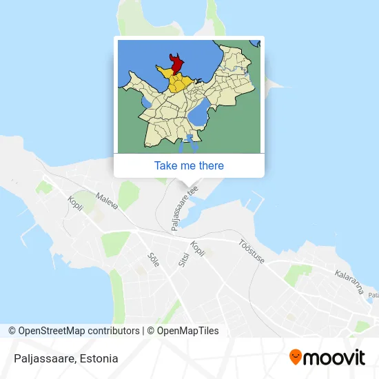 Карта Paljassaare