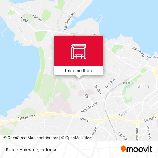Карта Kolde Puiestee