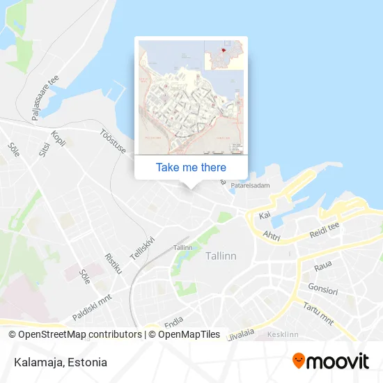 Карта Kalamaja
