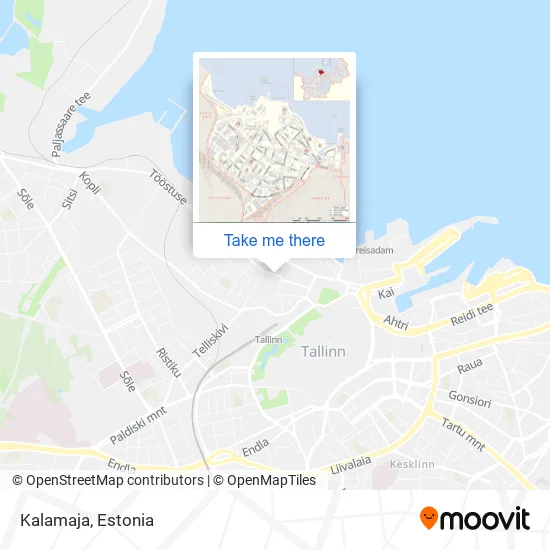 Карта Kalamaja