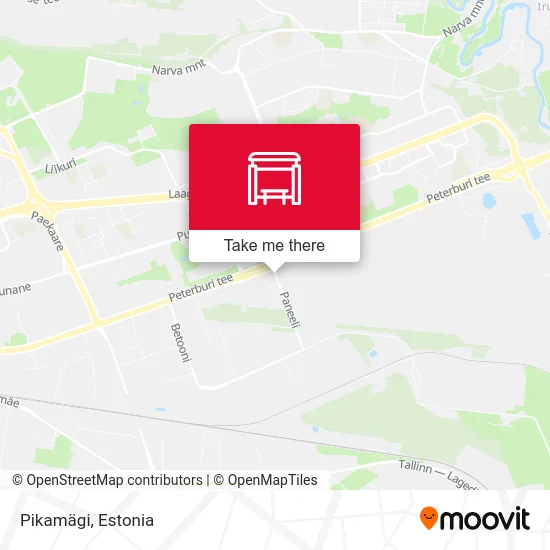 Карта Pikamägi
