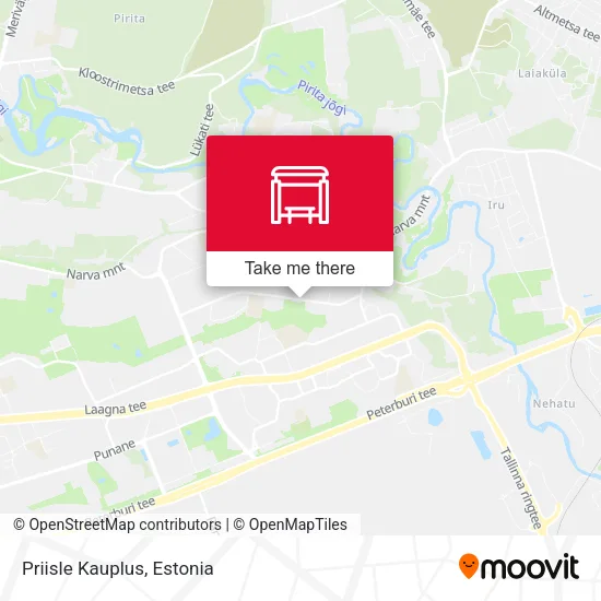 Карта Priisle Kauplus