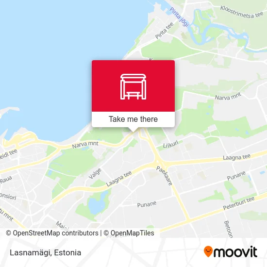 Карта Lasnamägi