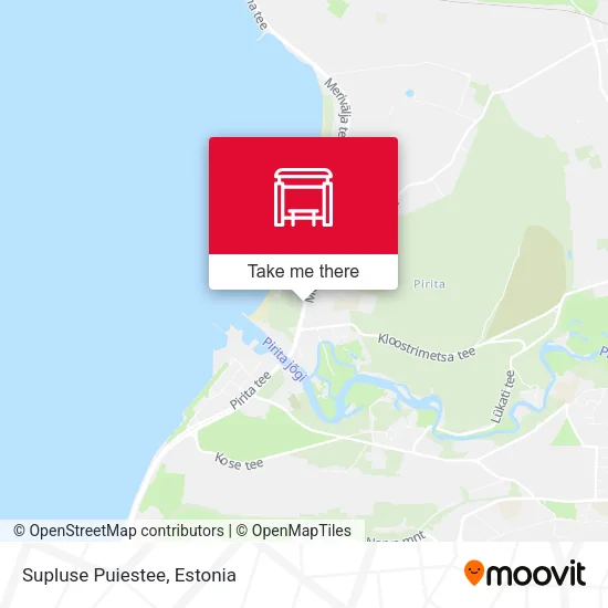 Карта Supluse Puiestee