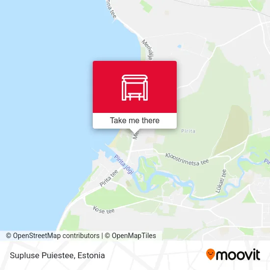Карта Supluse Puiestee