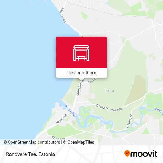 Карта Randvere Tee