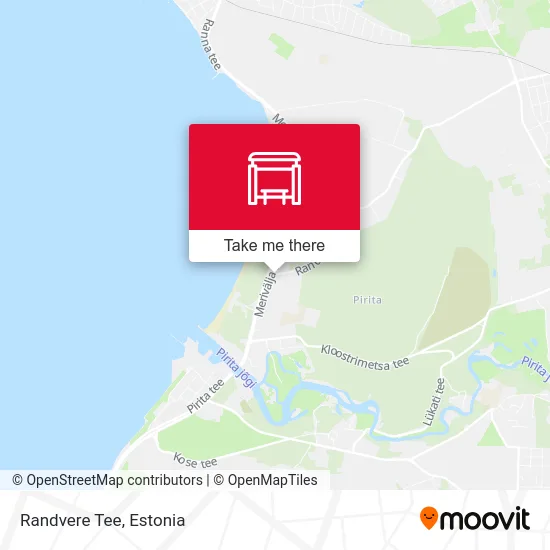 Карта Randvere Tee