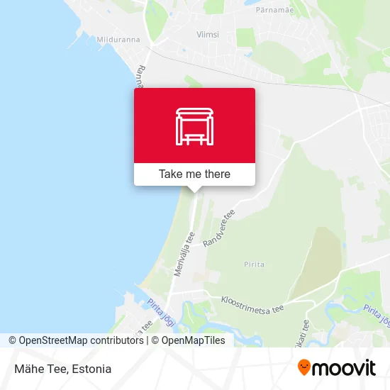 Карта Mähe Tee