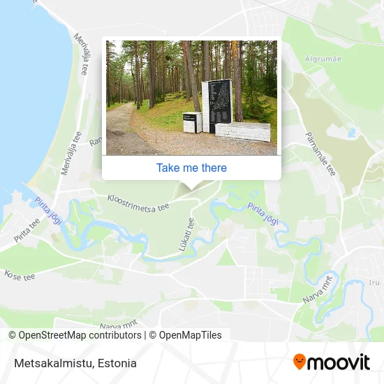 Карта Metsakalmistu
