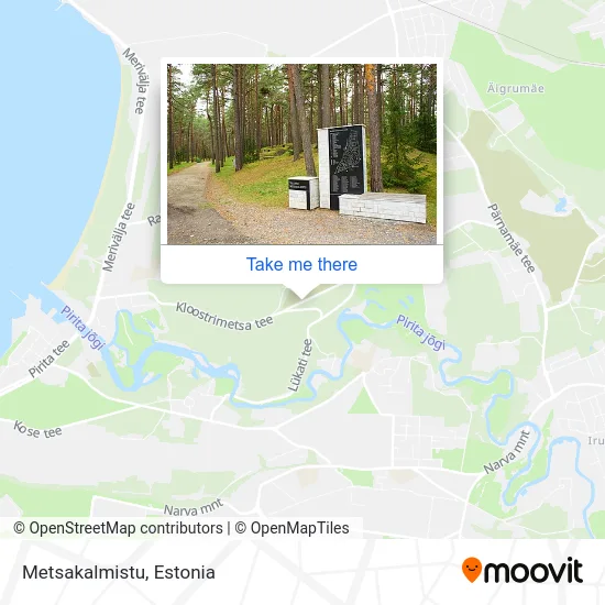 Карта Metsakalmistu