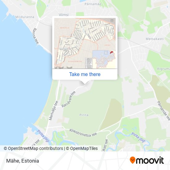 Карта Mähe