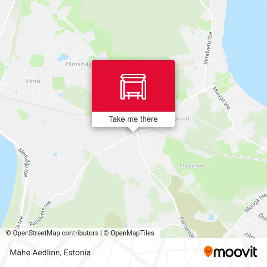 Карта Mähe Aedlinn