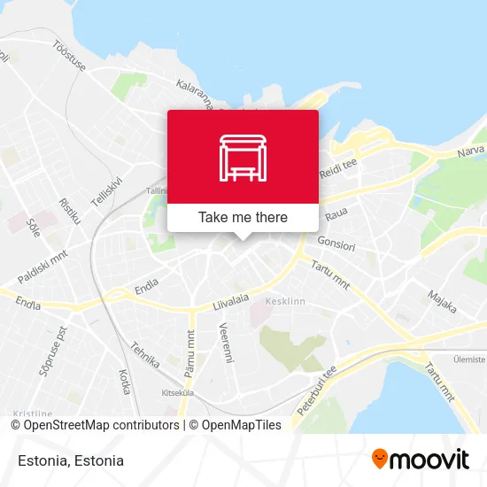 Карта Estonia