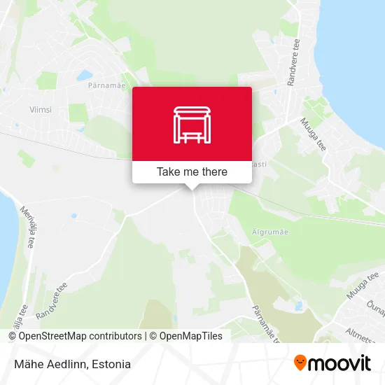 Карта Mähe Aedlinn