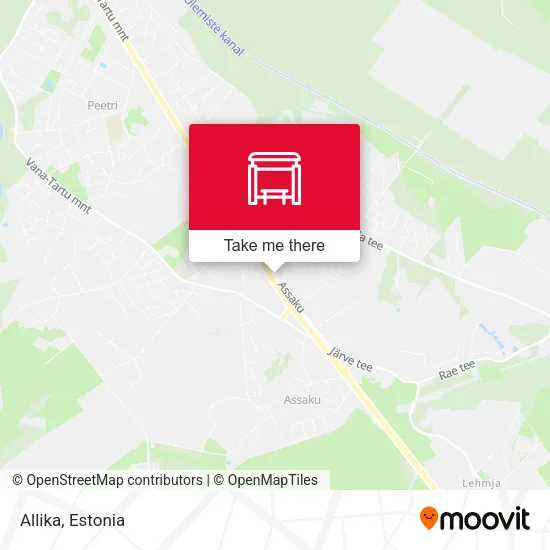 Карта Allika