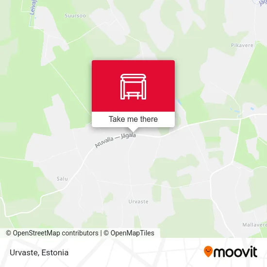 Карта Urvaste