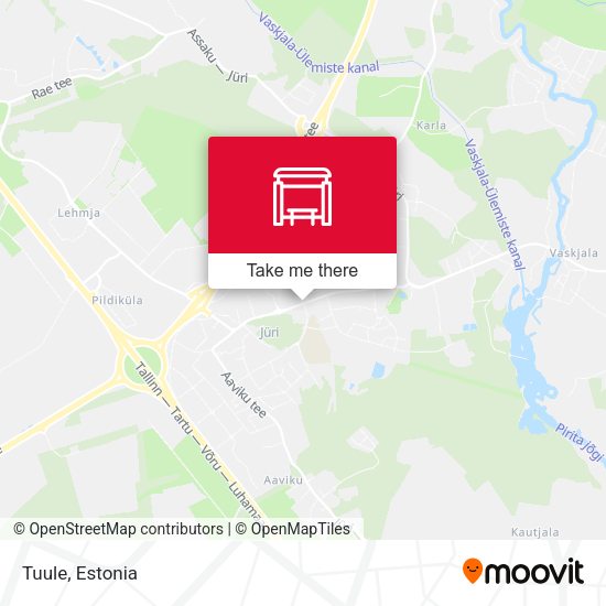 Карта Tuule