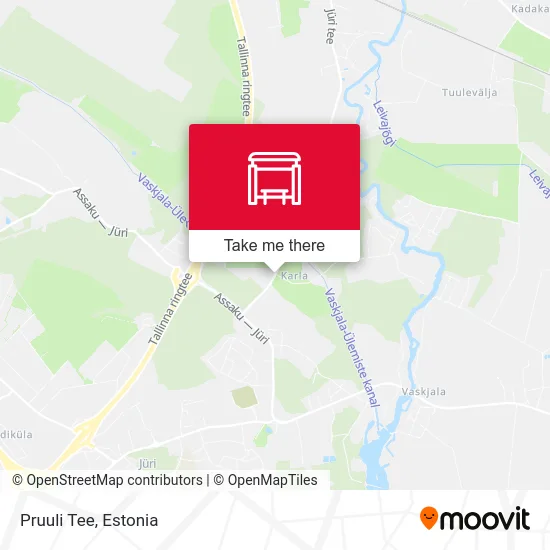 Карта Pruuli Tee