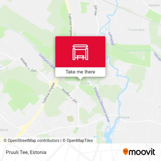 Карта Pruuli Tee