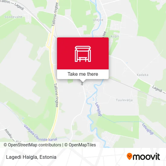 Карта Lagedi Haigla