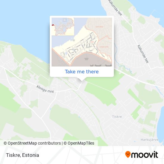 Карта Tiskre