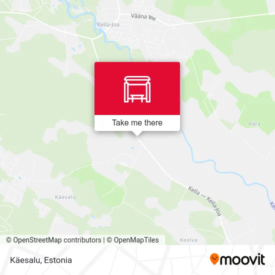 Карта Käesalu
