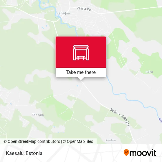 Карта Käesalu