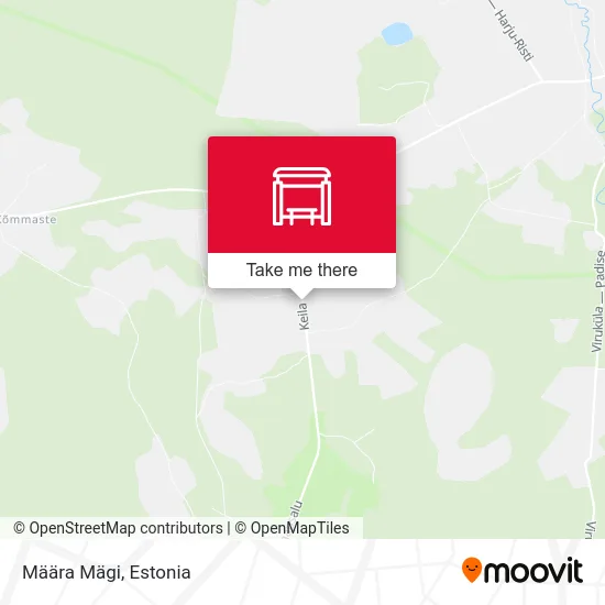 Карта Määra Mägi