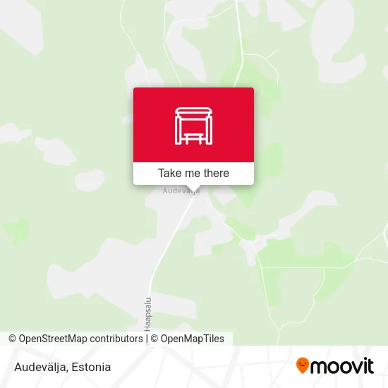 Audevälja map