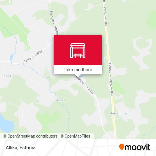 Карта Allika