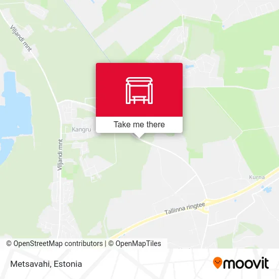 Карта Metsavahi