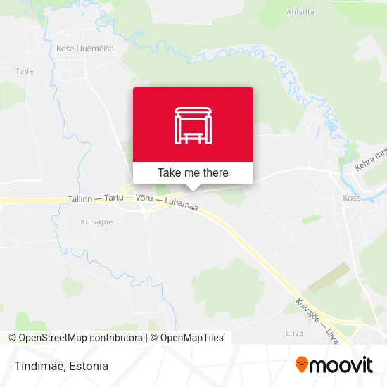Карта Tindimäe