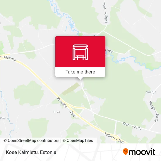 Карта Kose Kalmistu